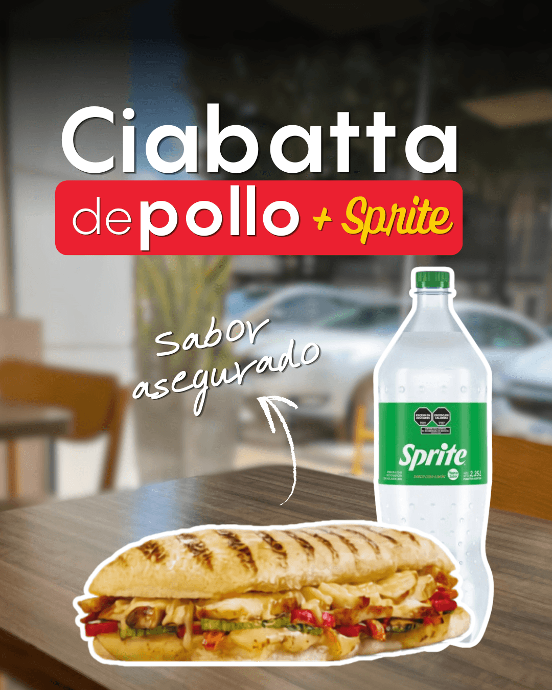 Imagen de Promo Ciabatta de pollo + Sprite